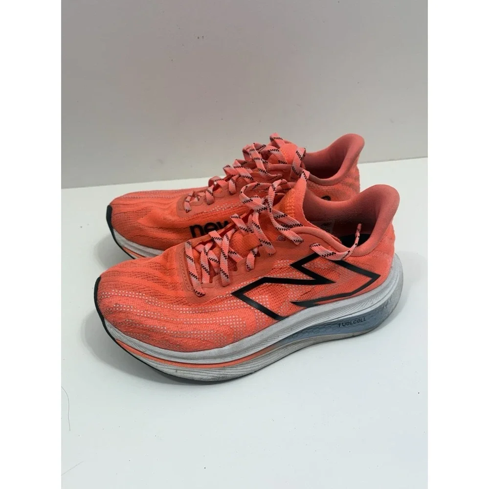 Women New Balance FuelCell SuperComp Trainer v2 WRCXLY3 Neon Dragonfly Orange 7B - Picture 3 of 7